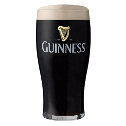 Bild zeigt ein frisch gezapftes Guinness